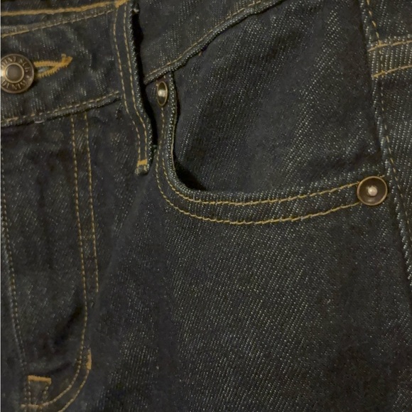 Classic Dark Blue Wide Leg Jeans by Point Sur Denim - Like new! - Picture 6 of 8